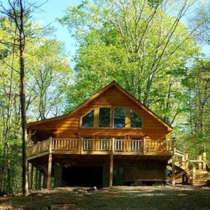 Log Home Exterior - Brookstone