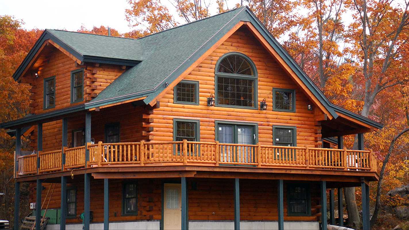 Log Home Exterior - Andover