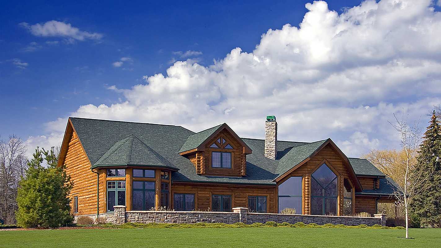 Log Home Exterior Layout - Appleton