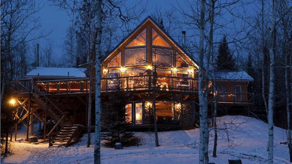 Log Home Exterior Layout - Bannerelk