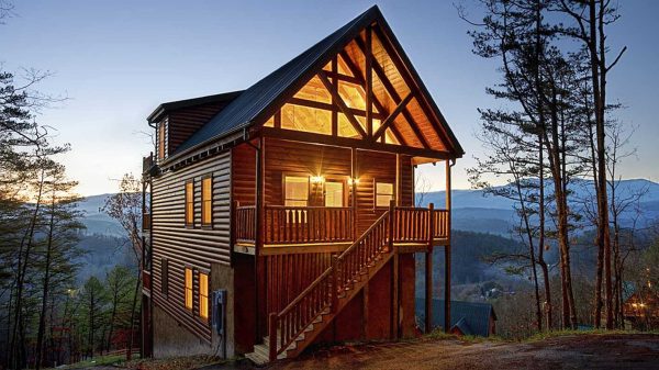 Log Home Exterior - Beechmountain