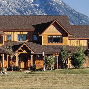 Log Home Exterior - Bitterroot