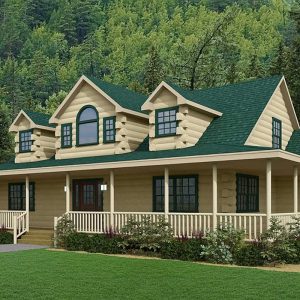 Log Home Exterior Layout - Bristol