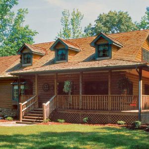 Log Home Exterior - Brookings