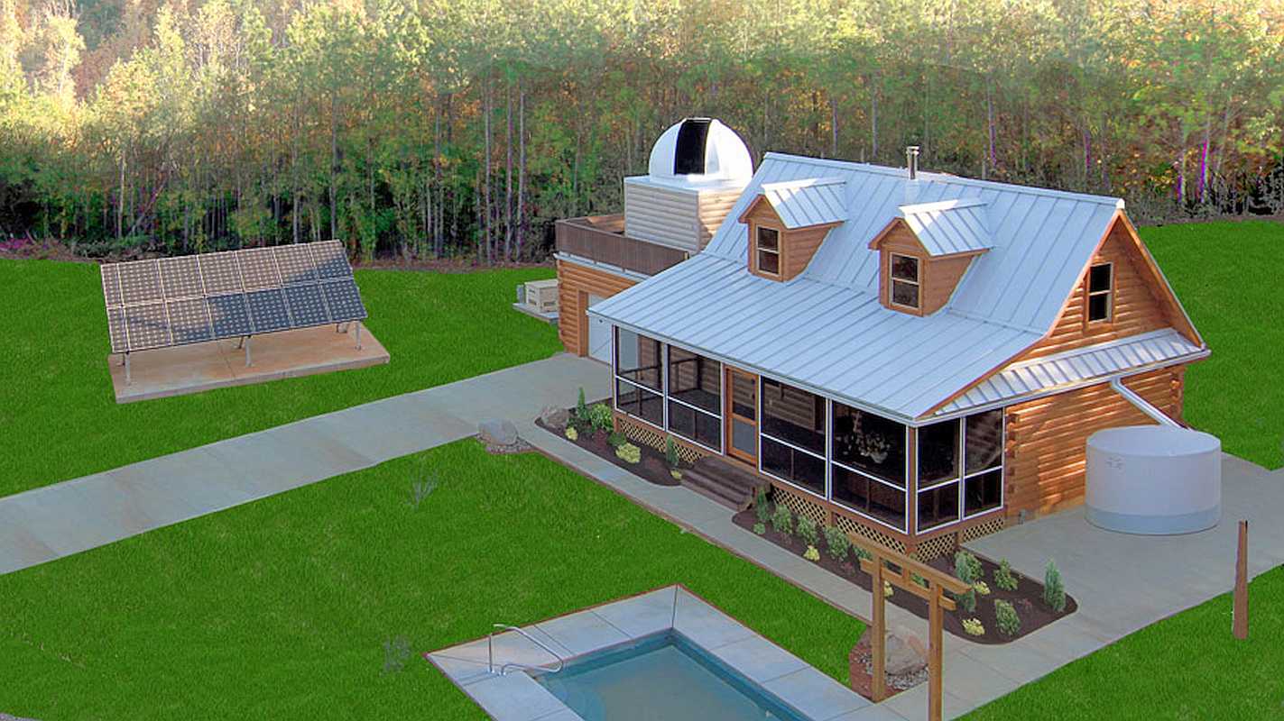 Log Home Exterior Layout - Clearwater