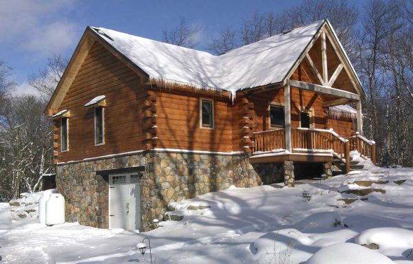 Log Home Exterior - Granby