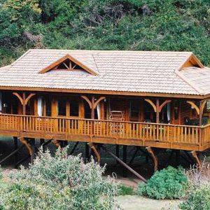 Log Home Exterior Area - Highlandsranch