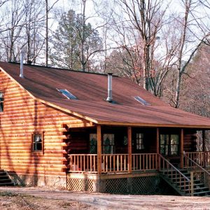Log Home Exterior - Homestead