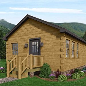 Log Home Exterior - Humboldt