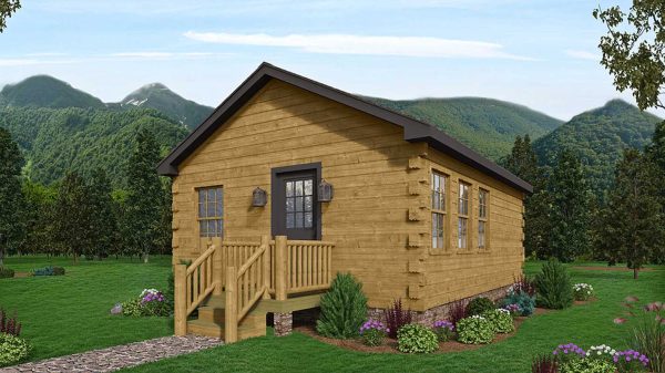 Log Home Exterior - Humboldt