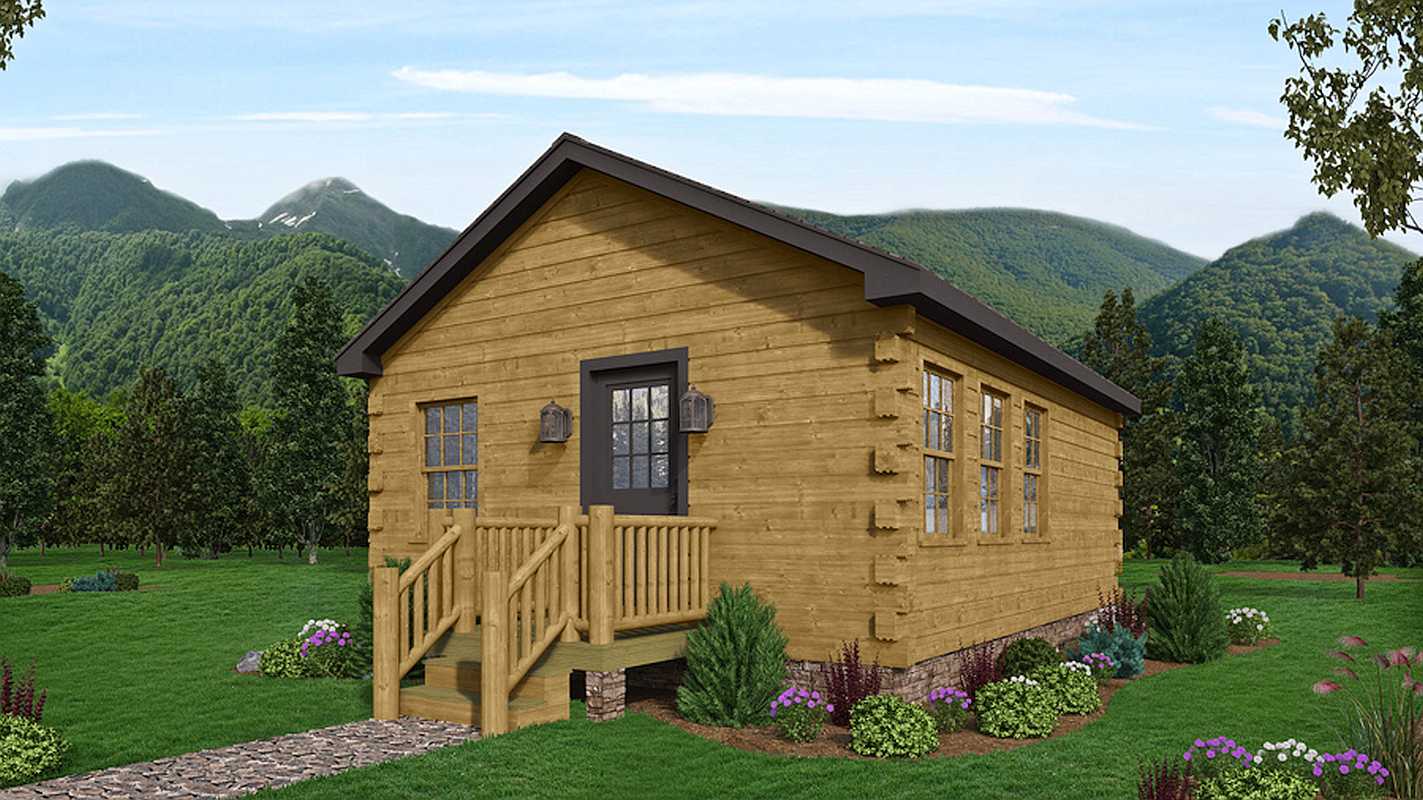 Humboldt Log Cabin Model - ELogHomes