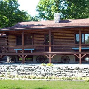 Log Home Exterior Layout - Huntermountain