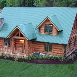 Log Home Exterior - Indianlake