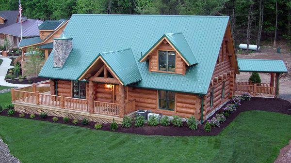 Log Home Exterior - Indianlake