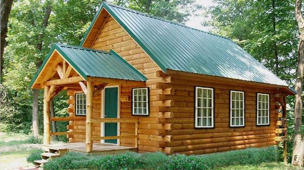 Log Home Exterior - Indiantrail