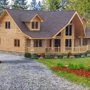 Log Home Exterior Layout - Jacksonholenew
