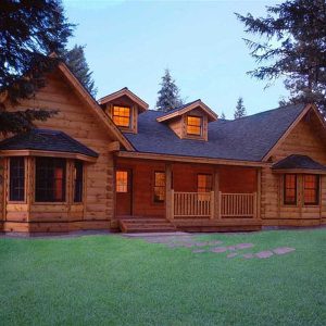 Log Home Exterior - Linville