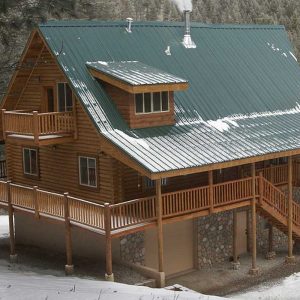Log Home Exterior Layout - Larkspur
