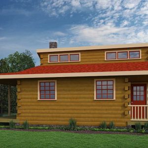 Log Home Exterior - Lathrop
