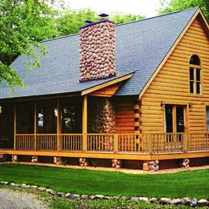 Log Home Exterior - Madison