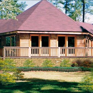Log Home Exterior - Mankato