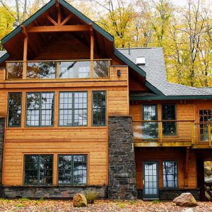 Log Home Exterior - Mapleridge
