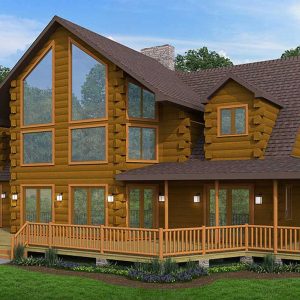 Log Home Exterior - Maplewood