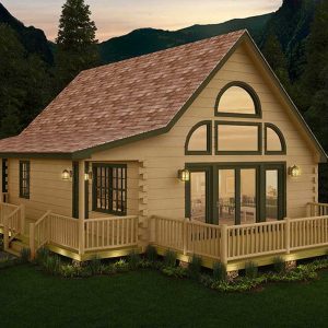 Log Home Exterior - Merrick