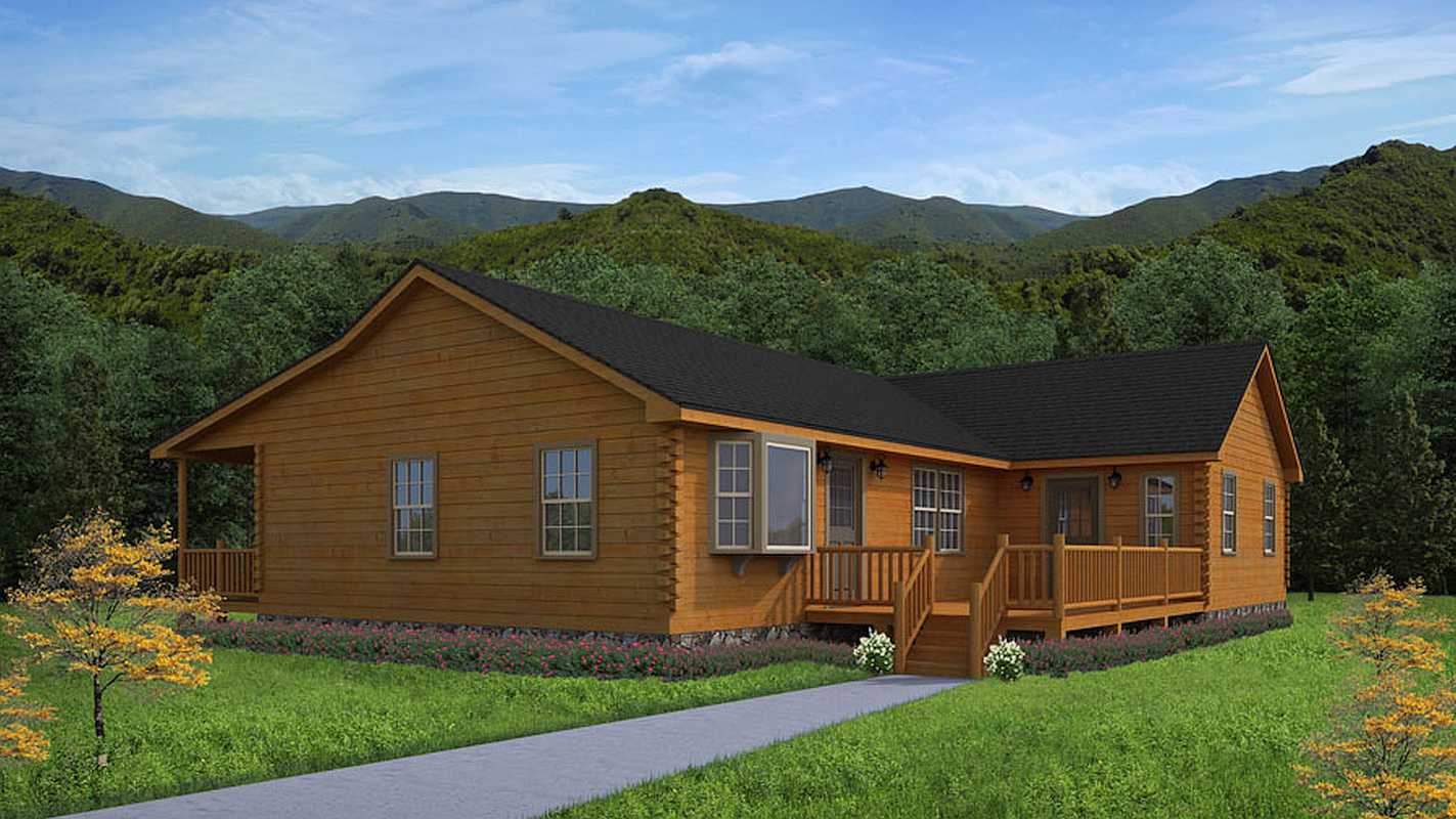 Log Home Exterior Layout - Pheasantrun