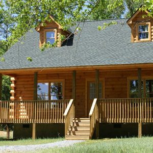 Log Home Exterior - Richfield