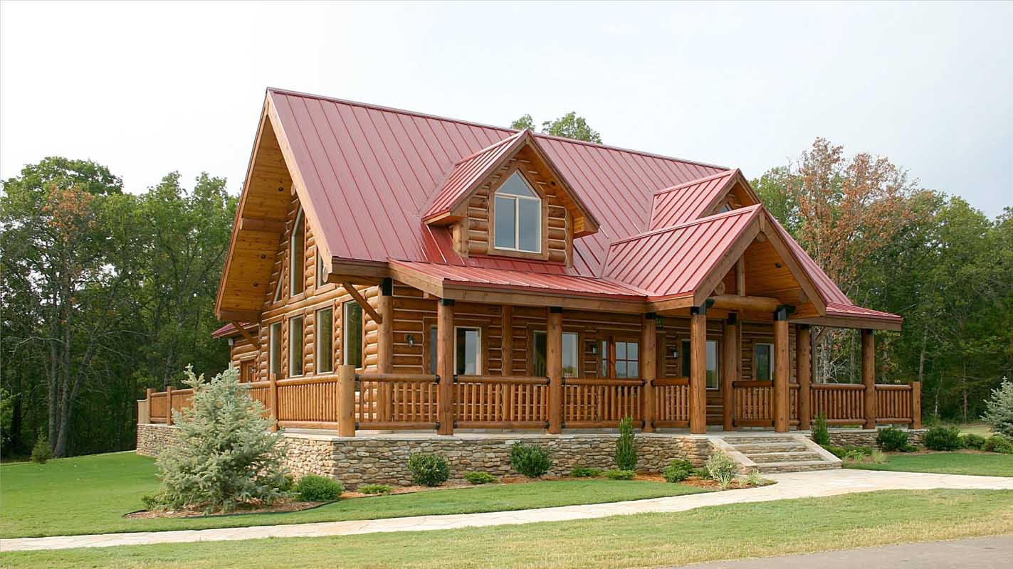 Log Home Exterior - Richmond