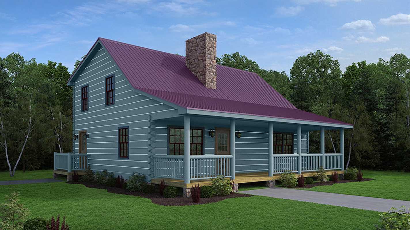 Log Home Exterior Layout - Ridgeway