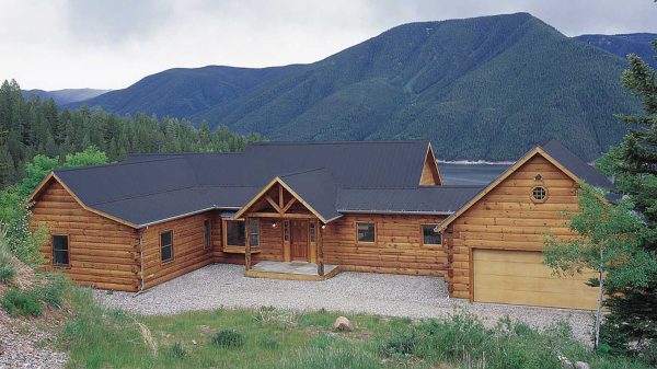 Log Home Exterior - Riverview