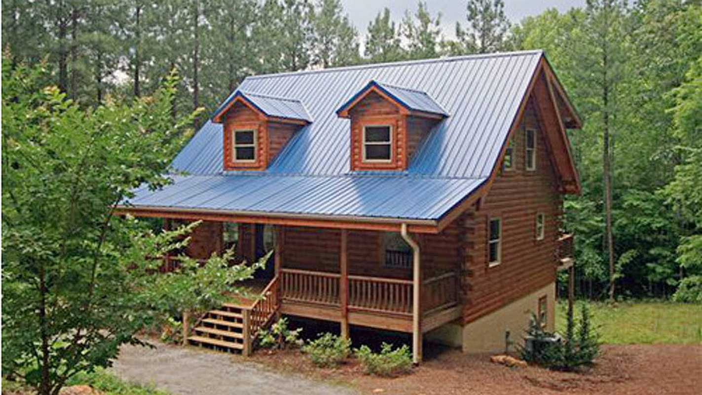 Log Home Exterior Layout - Sandycreek