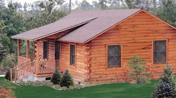 Log Home Exterior - Santee