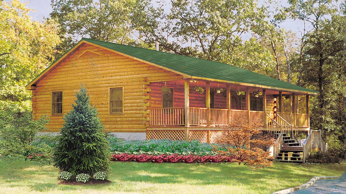 Log Home Exterior - Savannah