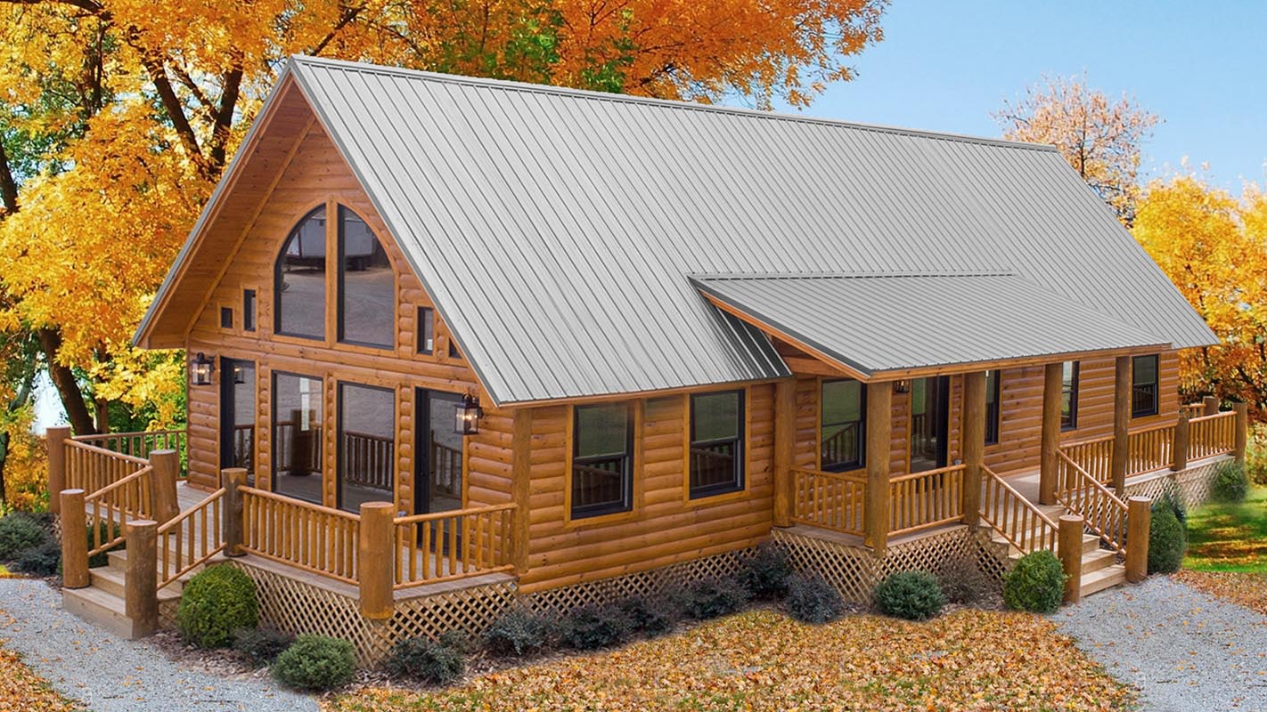 Log Home Exterior Layout - Seminole