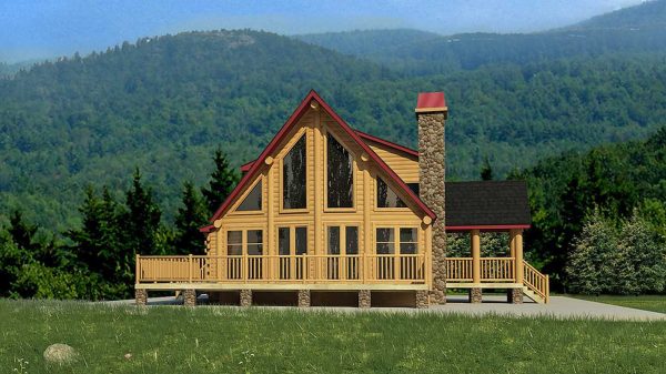 Log Home Exterior - Shenandoah