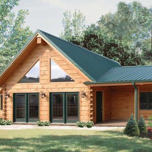 Log Home Exterior - Shiloh