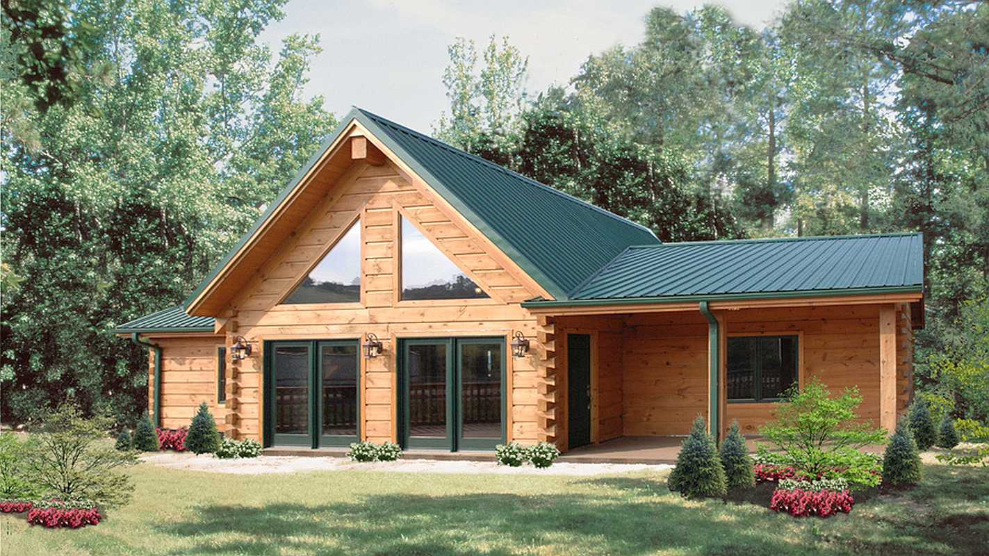 Log Home Exterior - Shiloh