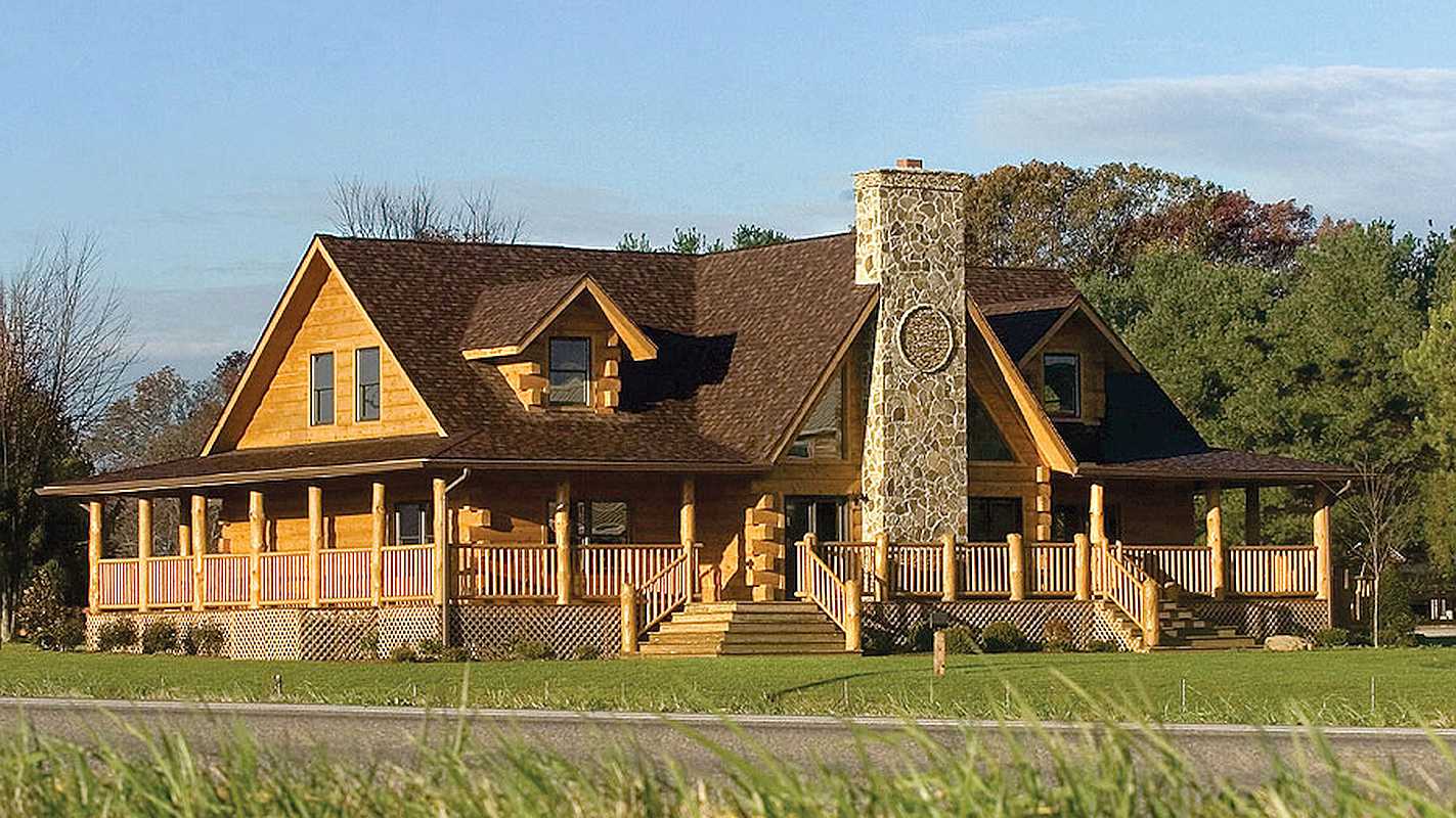 Log Home Exterior - Sweetwater