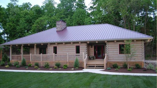 Log Home Exterior - Timberline