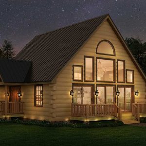 Log Home Exterior - Westbranch