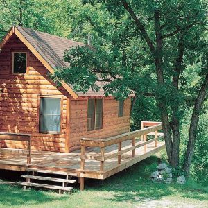 Log Home Exterior - Woodsman