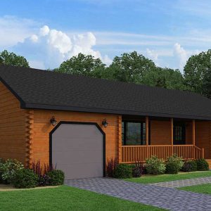 Log Home Exterior - Wrangell