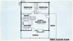 Lake House First Floor Plan