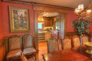 Log Home Dining Room - Snowshoe