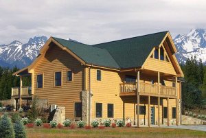 Log Home Exterior - Winchester