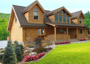 Log Homes Exterior - Brentwood