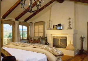 Bedroom with Fireplace - Buenavista